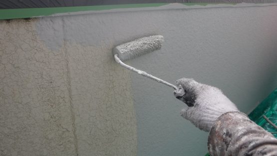 外壁使用塗料はニューアルダンテ 博多区O様邸住宅塗装③   福岡の塗装
