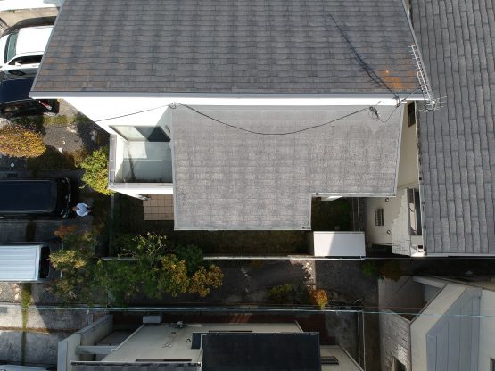 別角度屋根塗装前